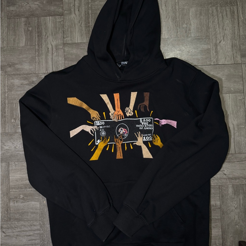 TIER NYC Black Dollar Hoodie